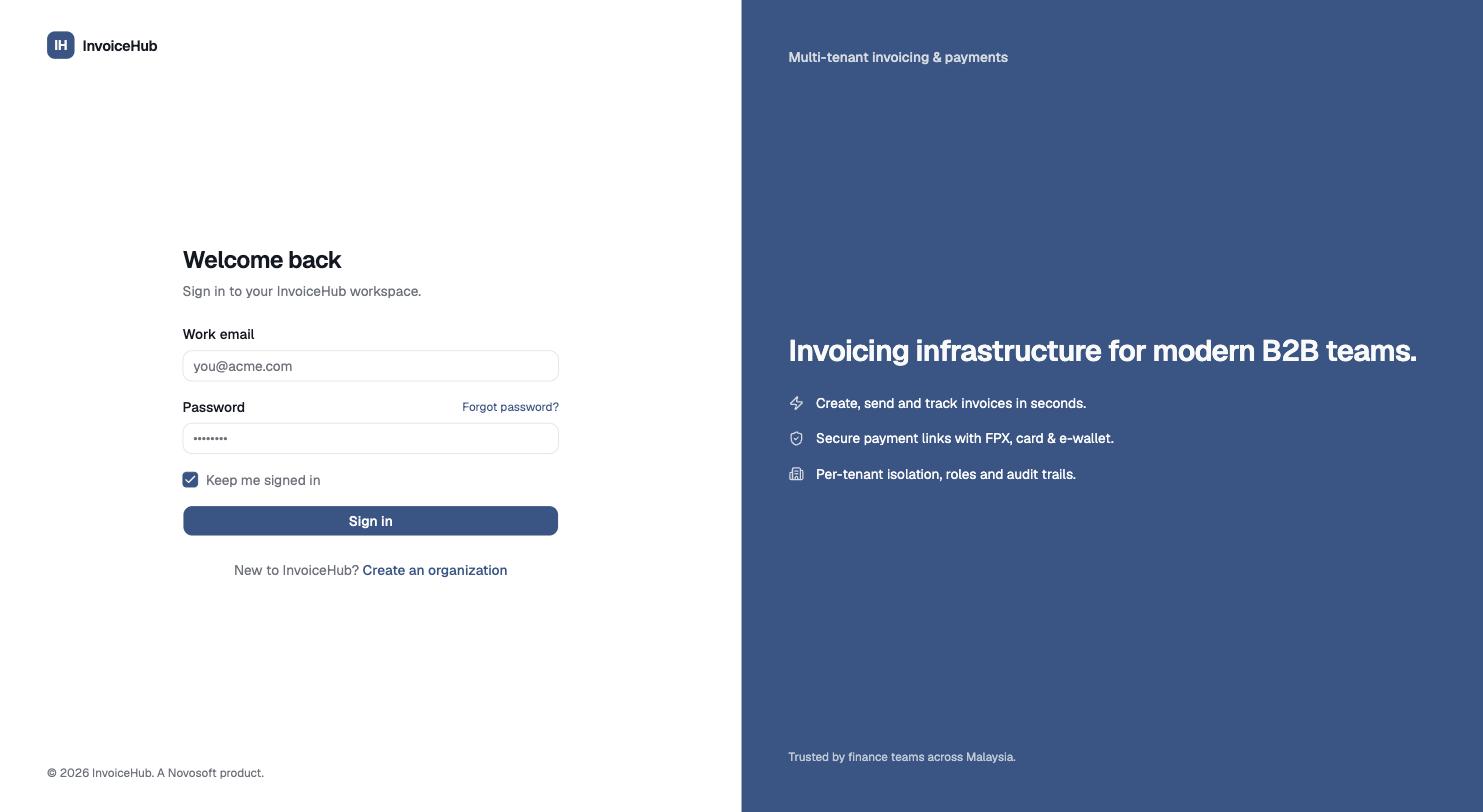 InvoiceHub (WIP)